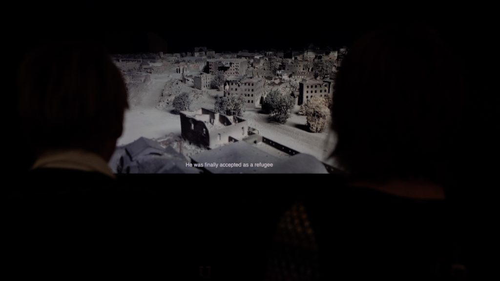 Hiwa K bedient sich in seiner Videoarbeit einem Modell des zerstörten Kassels 