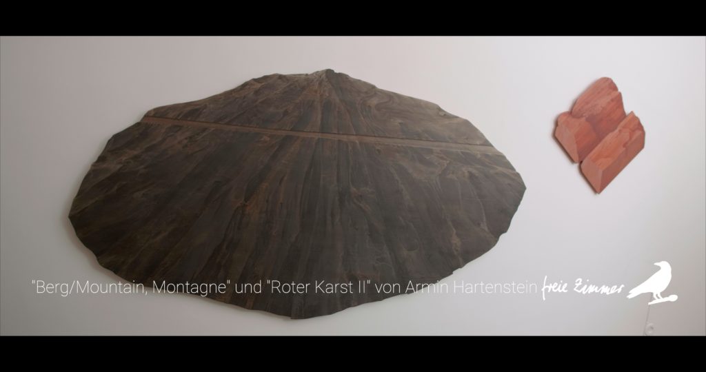 Die Arbeit von Armin Hartenstein "Berg/Mountain, Montagne" und "Roter Karst II"
